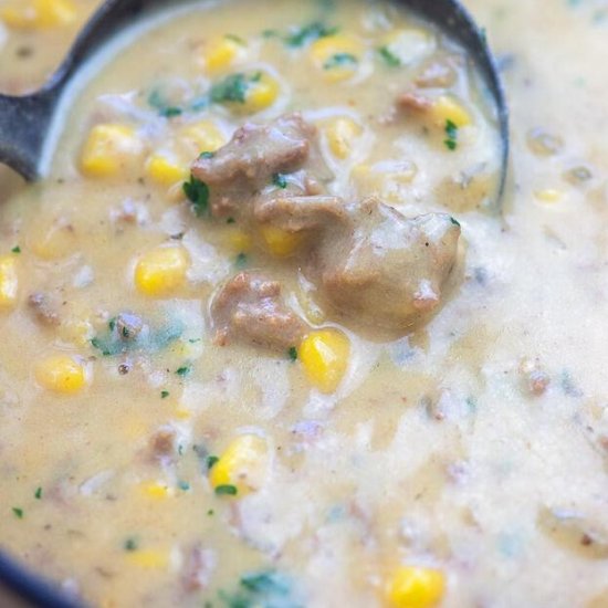 CHEESEBURGER SOUP