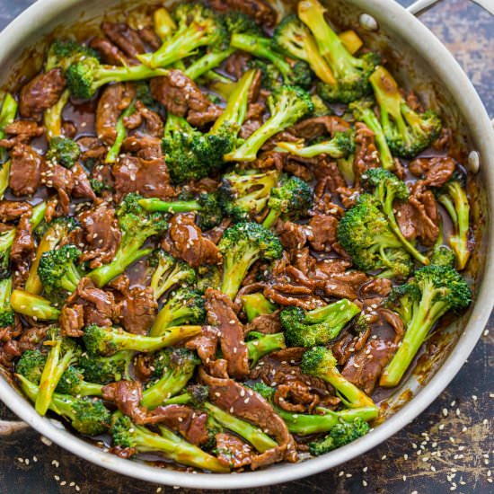 Beef and Broccoli Recipe with Sauce