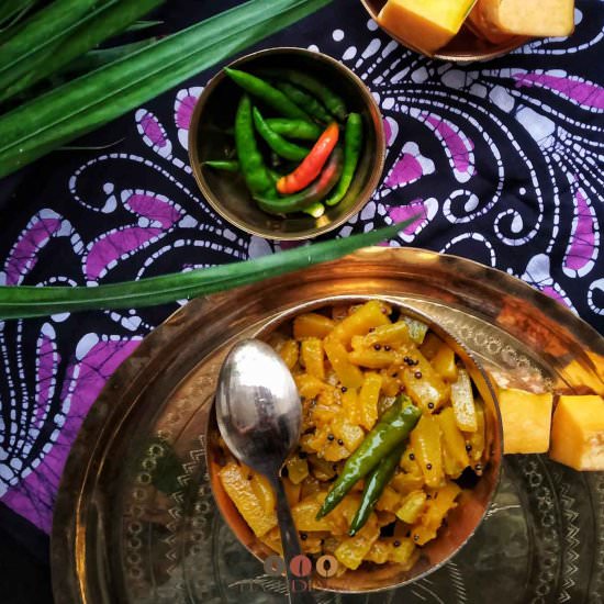 Bengali Pumpkin Stirfry