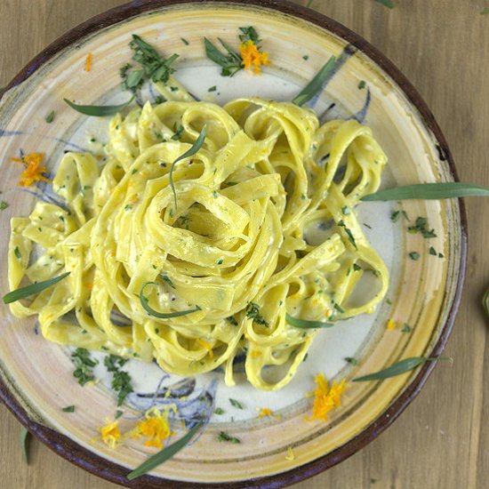 Creamy Pasta with Citrus & Tarragon