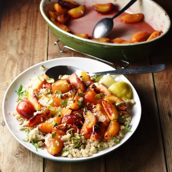 Quinoa Roasted Fruit Salad