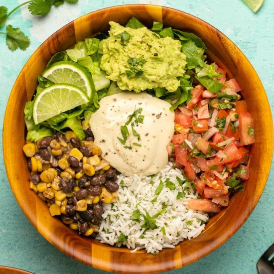 Vegan Burrito Bowls