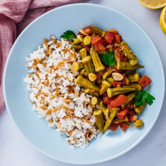 Stewed Okra and Tomatoes