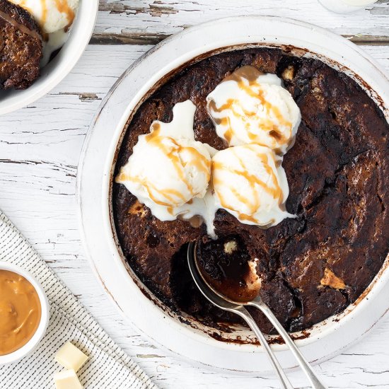 Choc Caramel Self Saucing Pudding