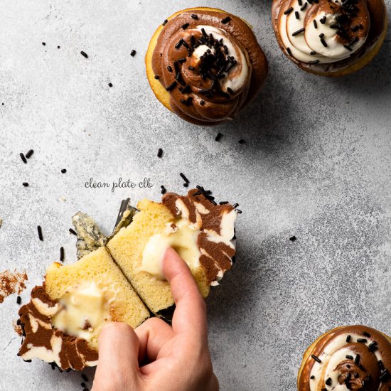 Boston Cream Pie Cupcakes