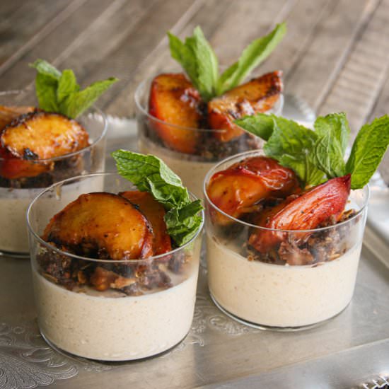 Peach Panna Cotta