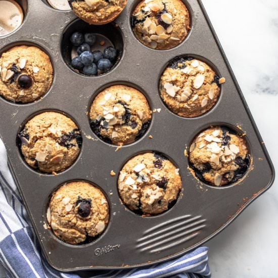 Super Healthy Blueberry Muffins