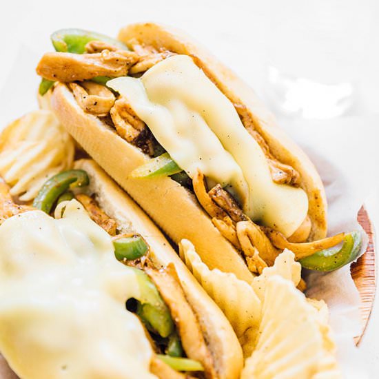 Vegetarian Philly Cheesesteak