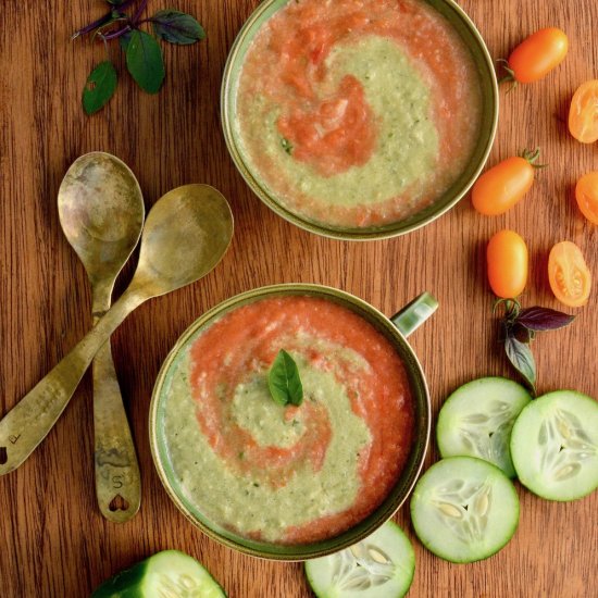 Tomato and Cucumber Gazpacho