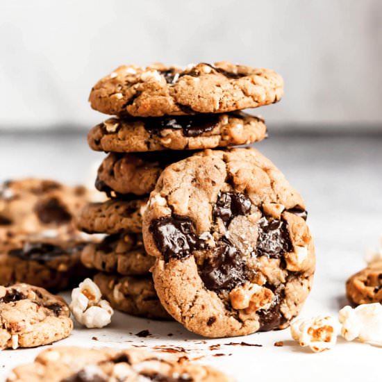 Popcorn Chocolate Chip Cookies