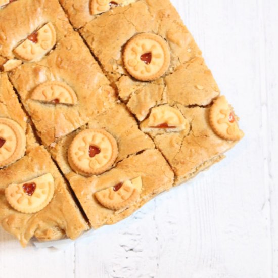 Jammie Dodger Blondies