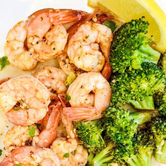 Shrimp and Broccoli Foil Packs