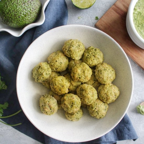 Green Goddess Turkey Meatballs