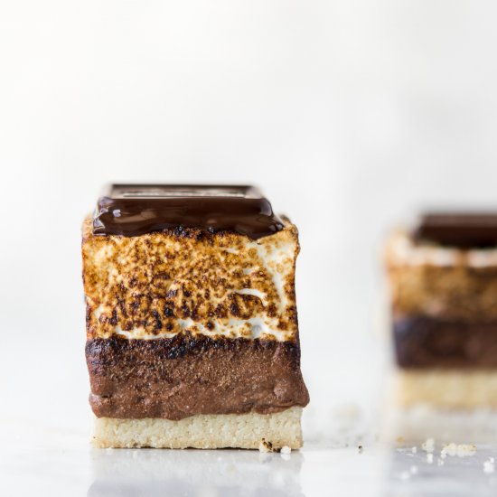 mocha almond marshmallow s’more