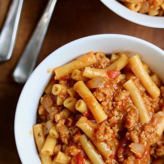 Vegan Hamburger Helper