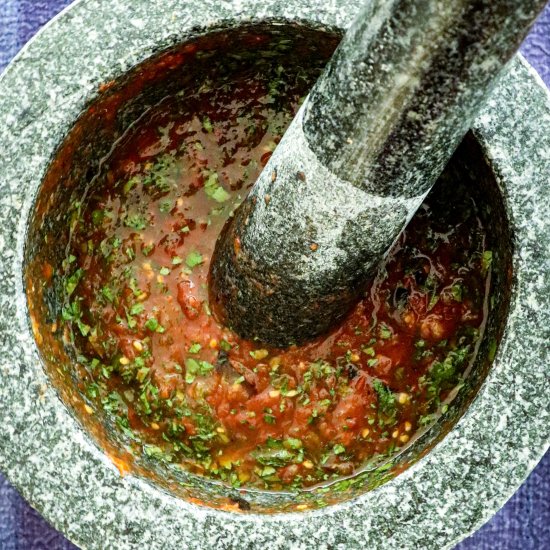 charred tomato salsa