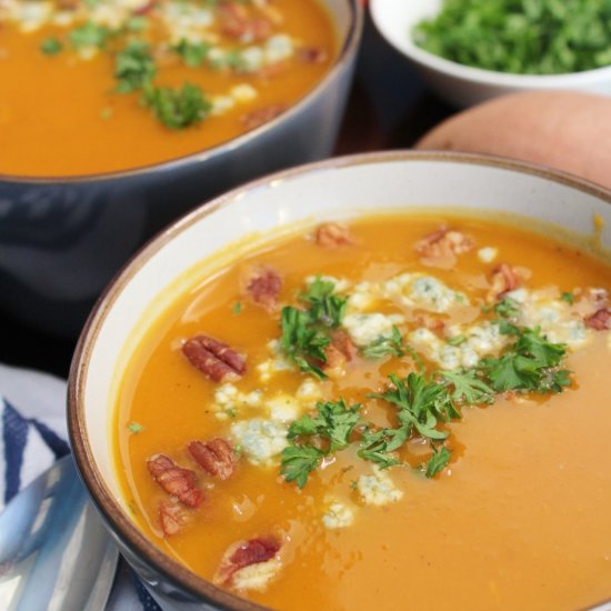 Smokey Sweet Potato & Apple Soup