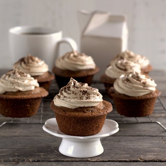 coffee and cream cupcakes