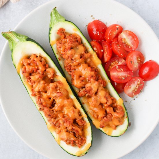 Taco Zucchini Boats