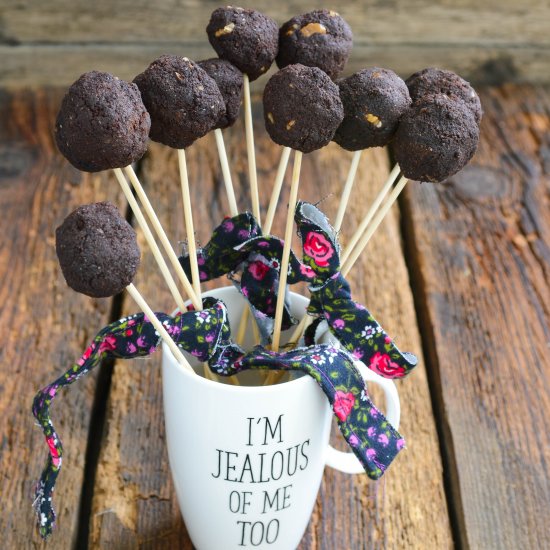 Cake pops from leftover cake