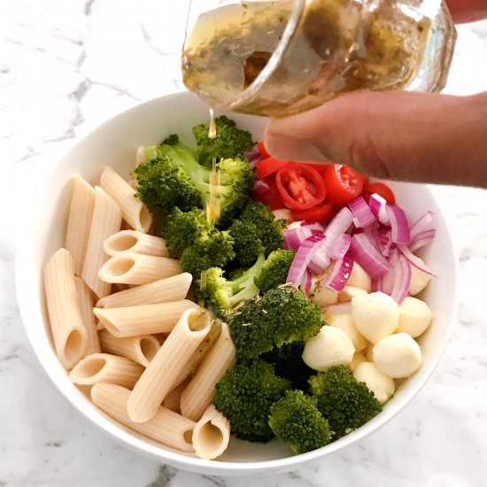 Italian Brown Rice Pasta Salad