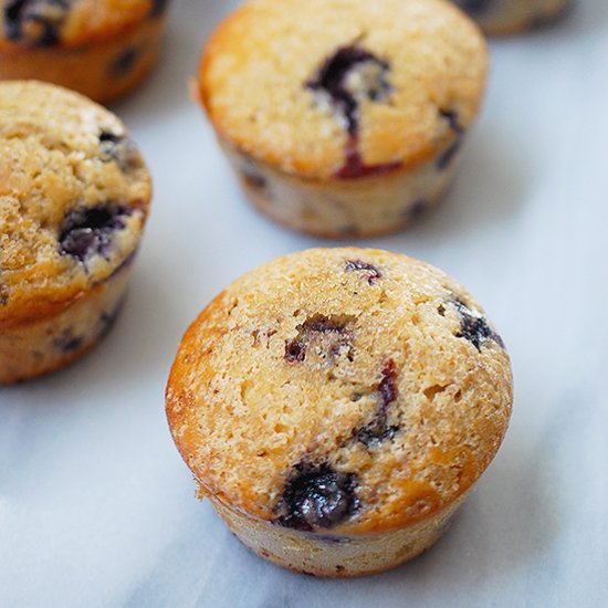 Blueberry lemon muffins