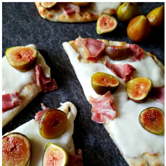 Prosciutto Fig Mozzarella Flatbread