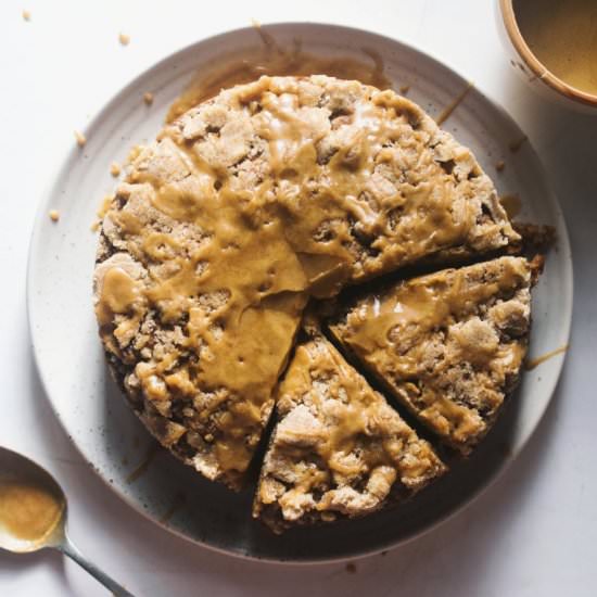 Burnt Butter Banana Coffee Cake