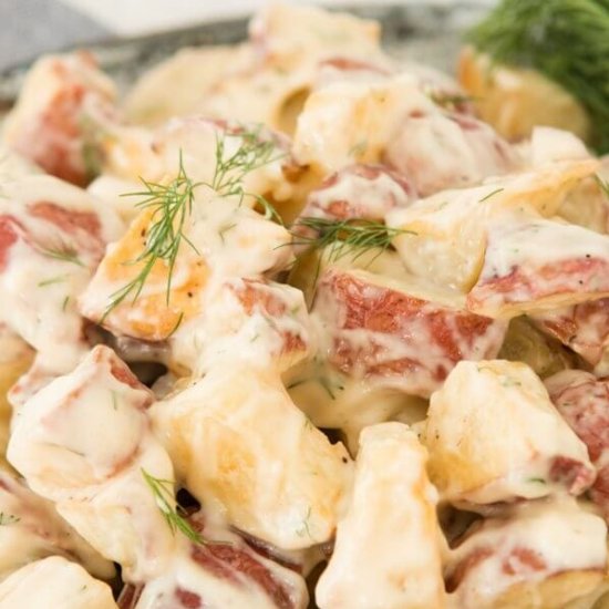 WARM ROASTED POTATO SALAD