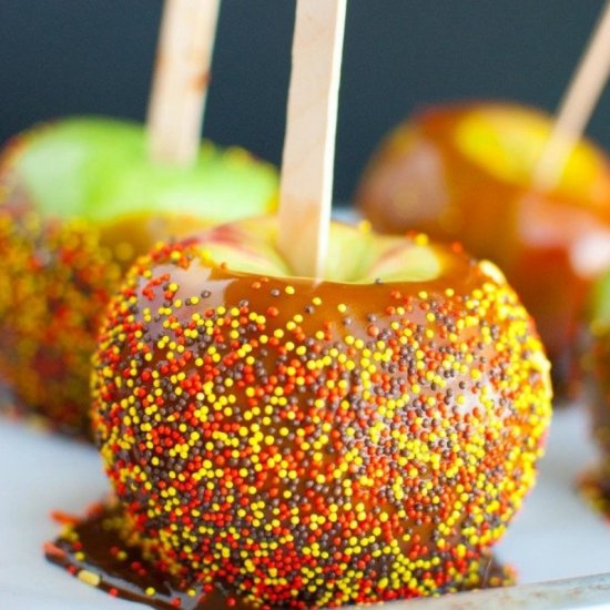 Homemade Cookie ButteCaramel Apples