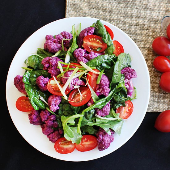 Purple Cauliflower Salad