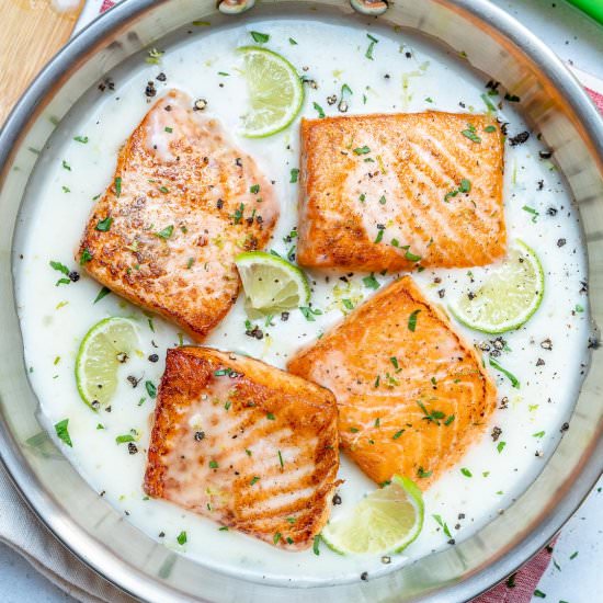 Creamy Coconut Lime Salmon