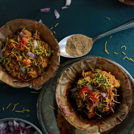 Ragda with Rice patties