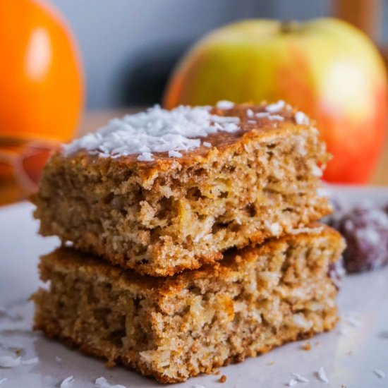 One bowl apple cake (fresh apples)