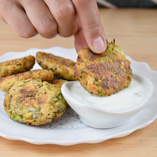 The best zucchini fritters