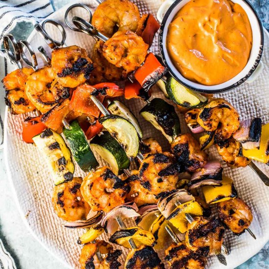 Grilled Shrimp Skewers