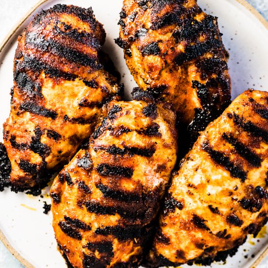 BEST Grilled Chicken Breast