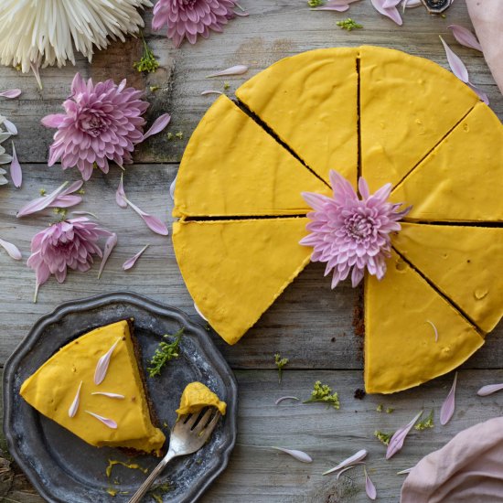 Mango Gingersnap Tart (GF)