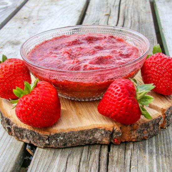 Healthy Strawberry Chia Jam