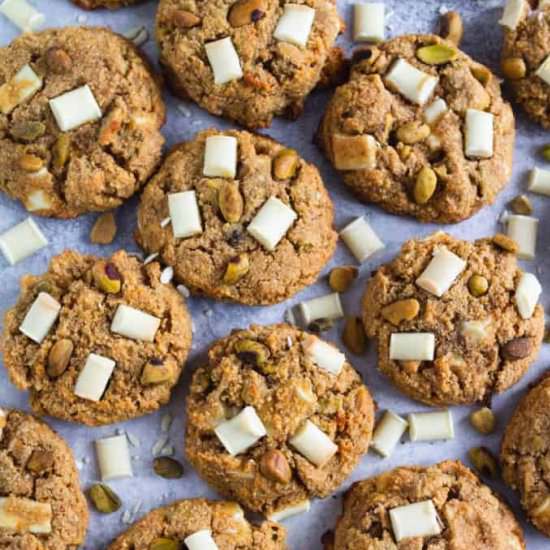 Pistachio White Chocolate Cookies