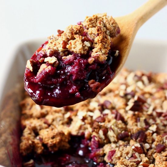 Gluten-Free Vegan Blueberry Crisp