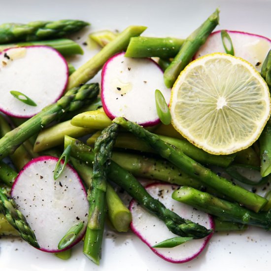 asparagus salad lemon vinaigrette