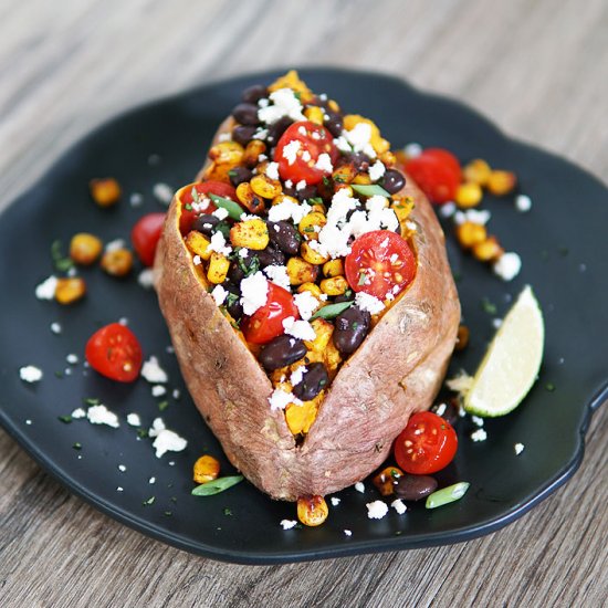 southwest stuffed sweet potato