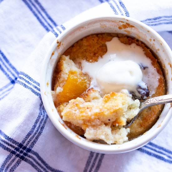 Foolproof Instant Pot Peach Cobbler