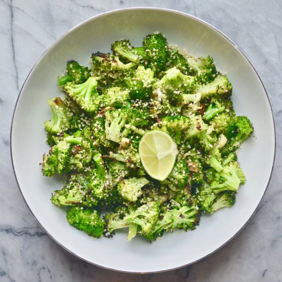 ROASTED GARLIC BROCCOLI