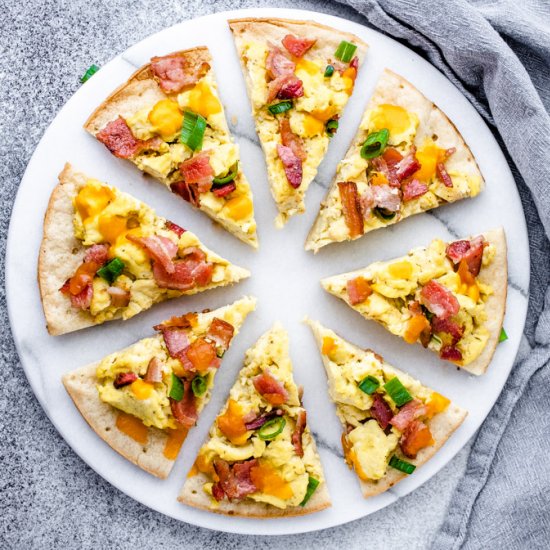 Cauliflower Crust Breakfast Pizza