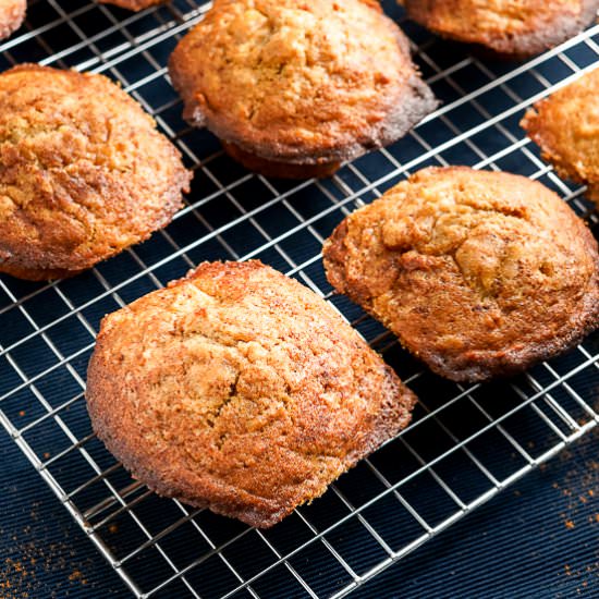 Brown Butter Apple Muffins