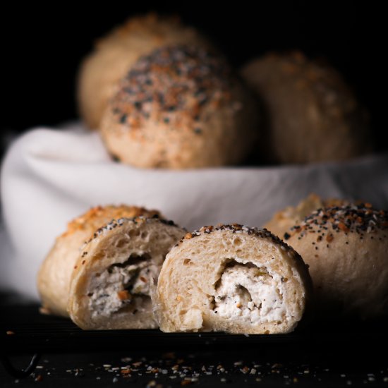 Vegan Bagel Bombs