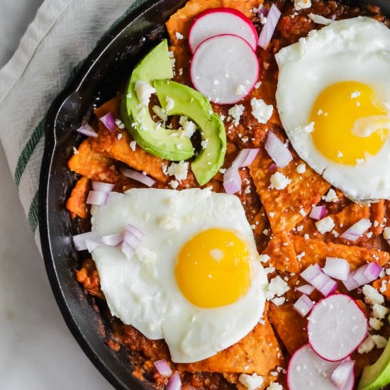 Spicy Chilaquiles