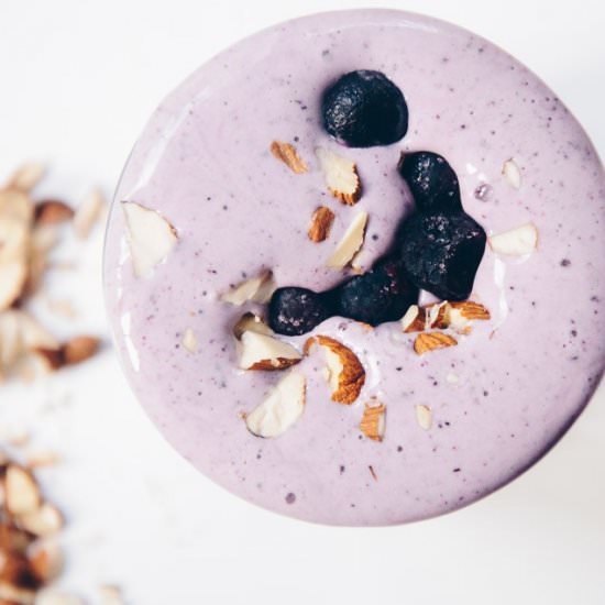 Berry Coconut Protein Smoothie